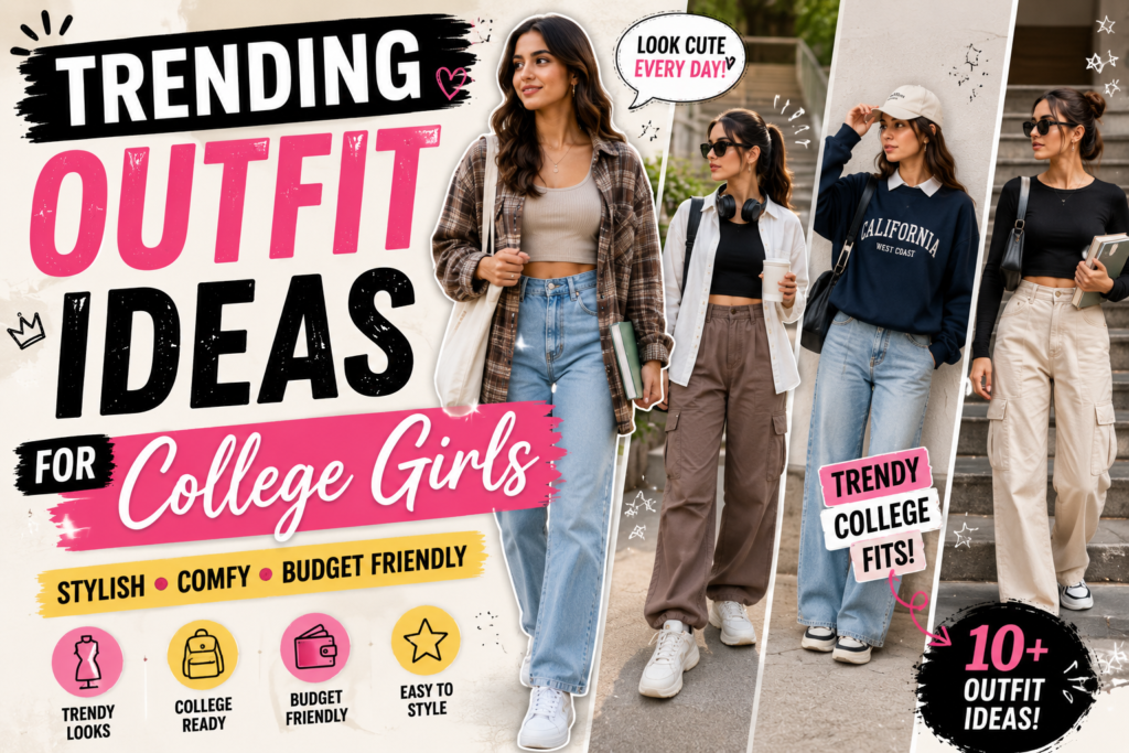 Top 10 College Outfit Ideas for College Girls