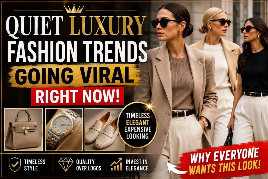 Quiet Luxury Fashion Trends Going Viral in 2026