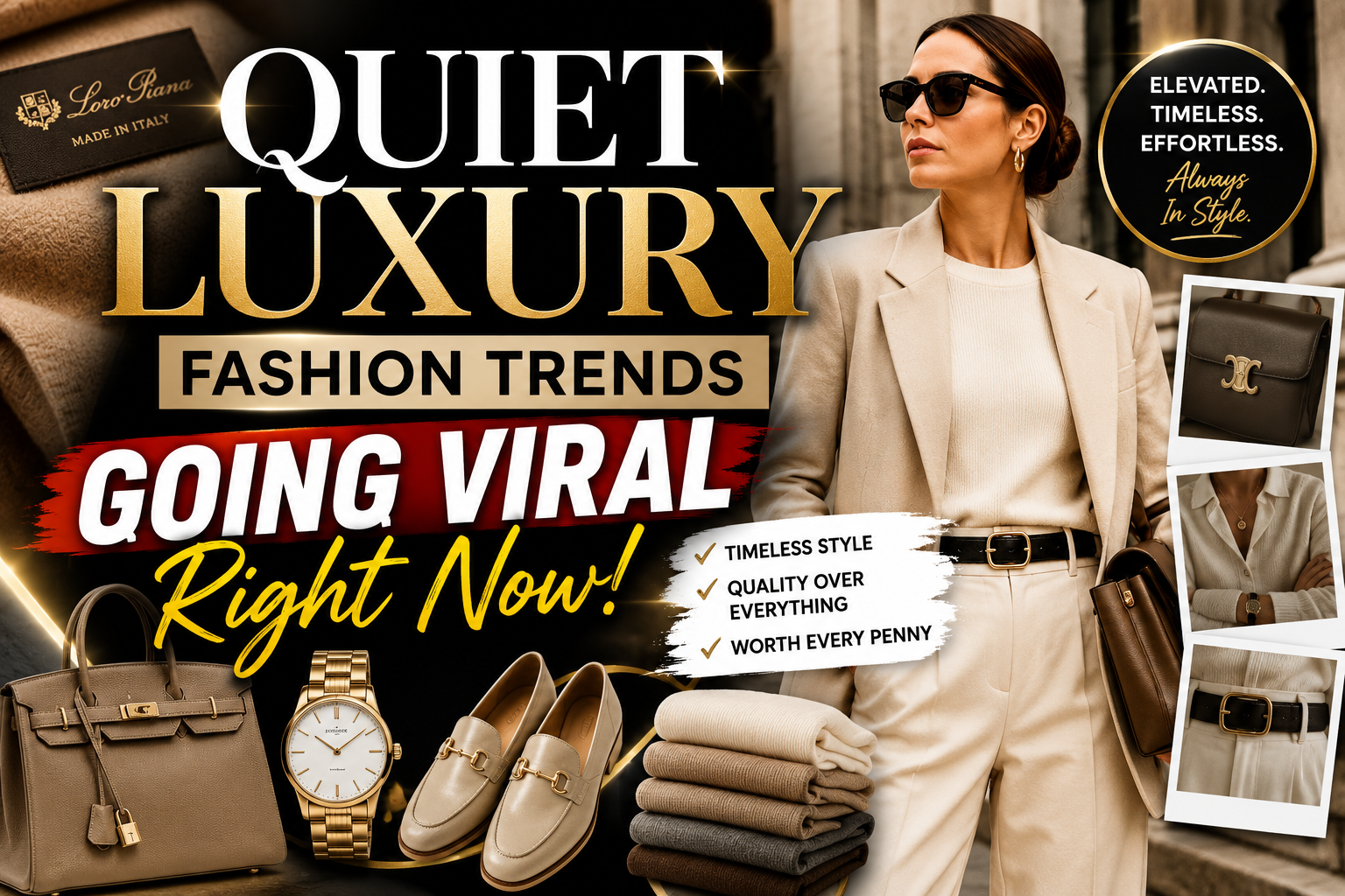Quiet Luxury Fashion Trends Going Viral in 2026