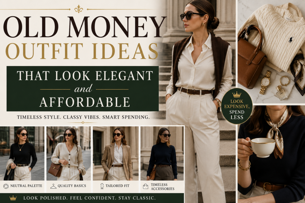 Old Money Outfit Ideas That Look Elegant and Affordable