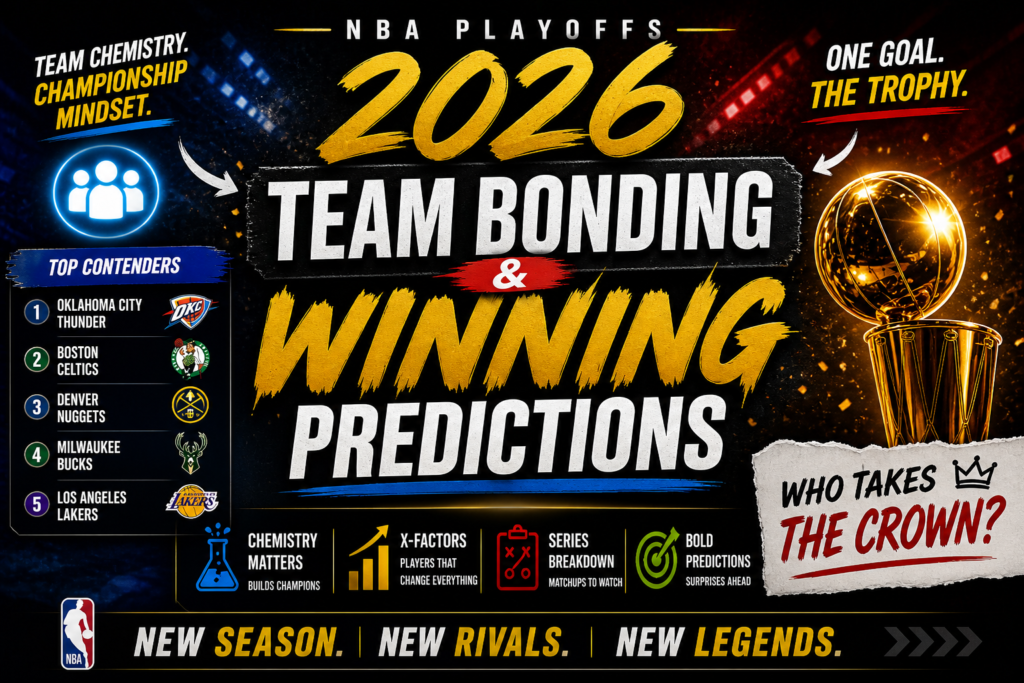 NBA Playoffs 2026 team bonding and winning predictions thumbnail