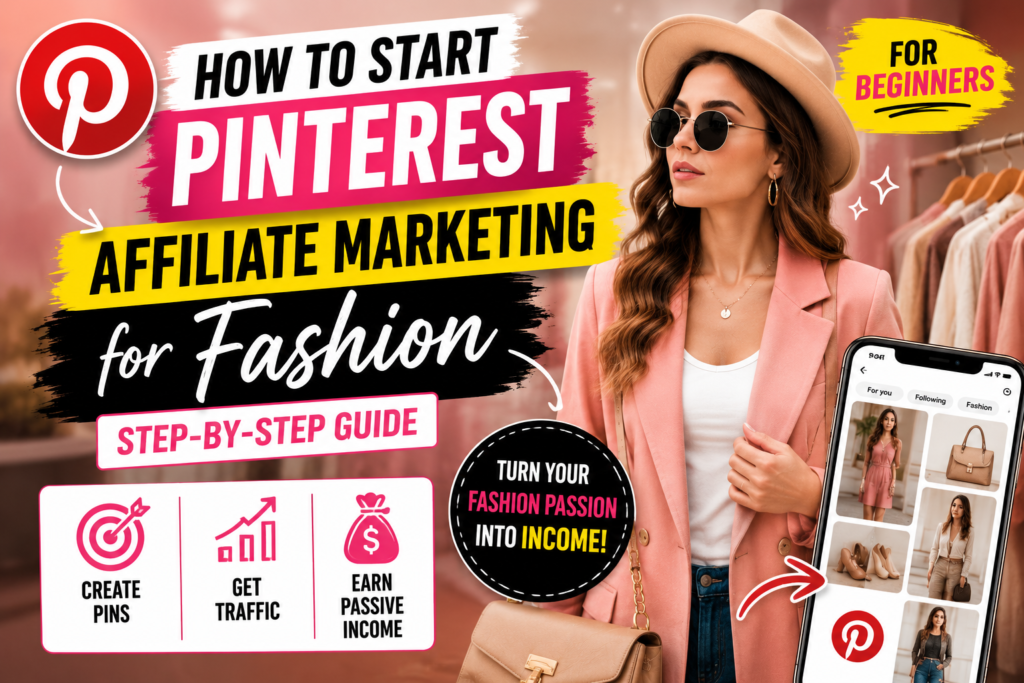 Pinterest affiliate marketing for fashion
