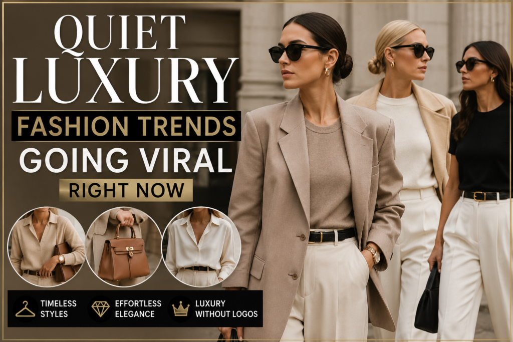 Quiet Luxury Fashion Trends Going Viral Right Now