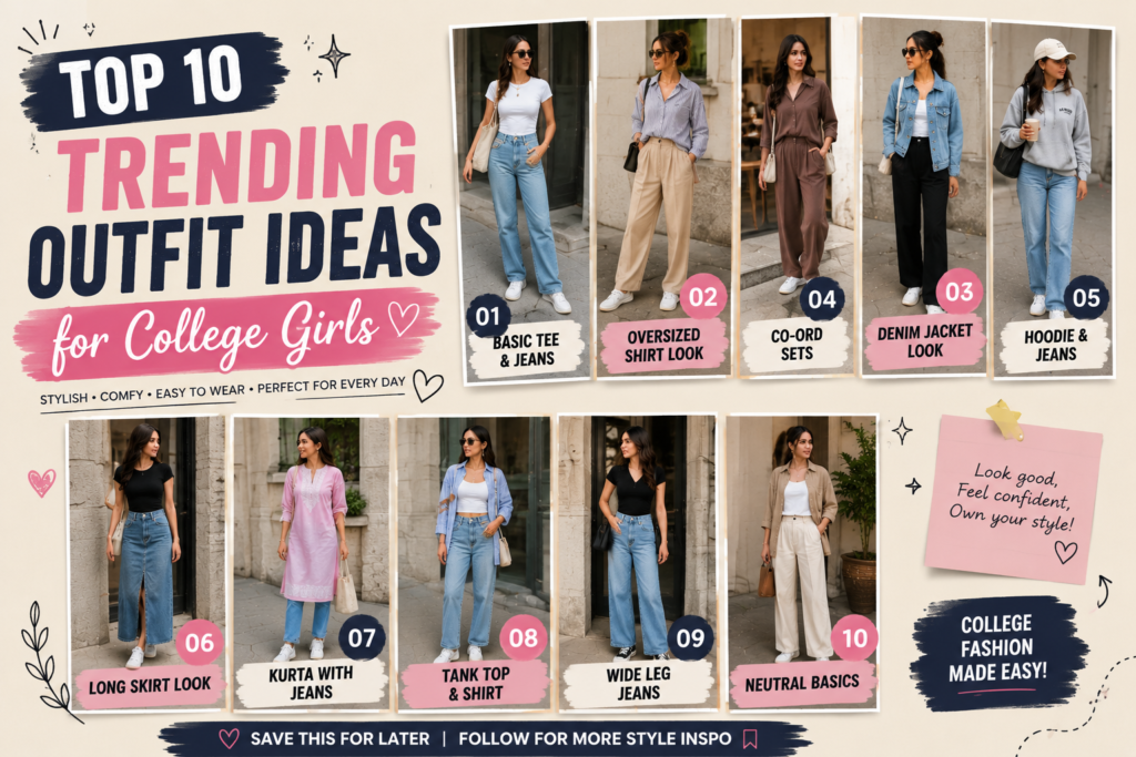 Top 10 Viral Outfit Ideas for College Girls in 2026
